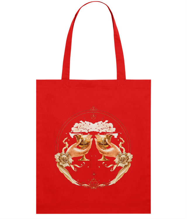 Two of Cups Love | Design Digital Light Tote Bag