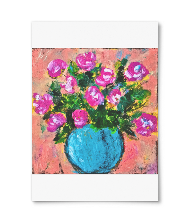 Blue Vase_Original Art Photo Matt Fibre 200 | A4 Portrait