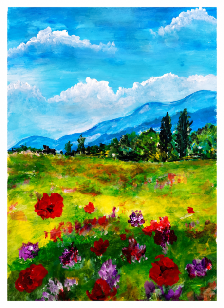 Azure Horizons | Original Art