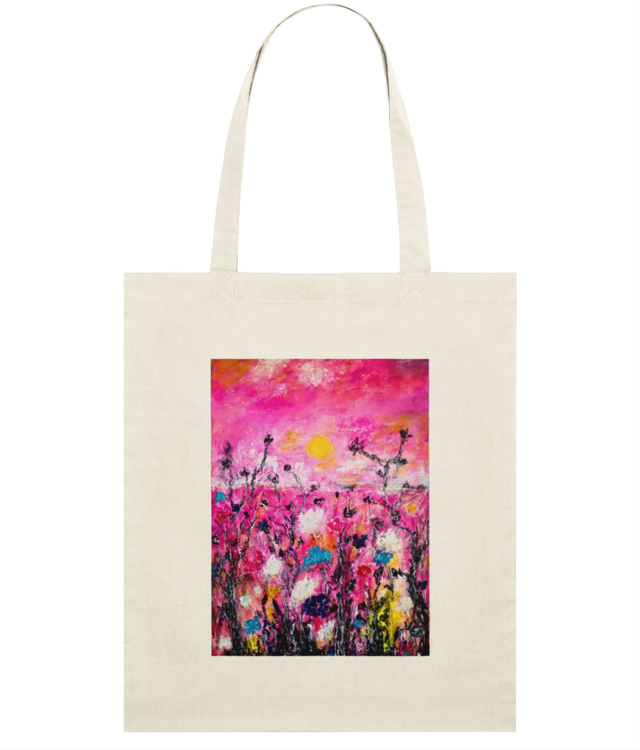 Wild Into Light | Original Painting Light Tote Bag