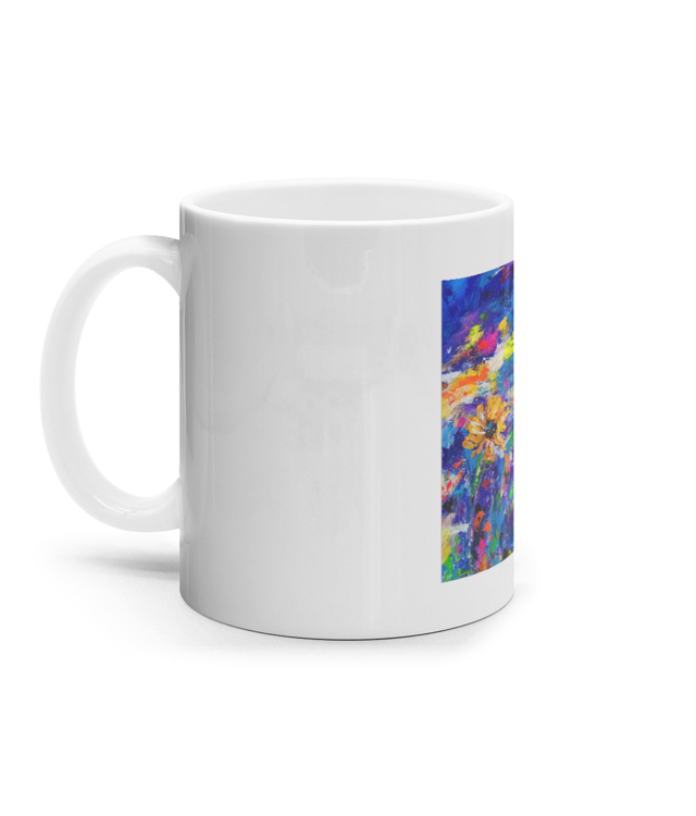Greeting the Solar Eclipse | Original Painting Cana Ceramica Alba