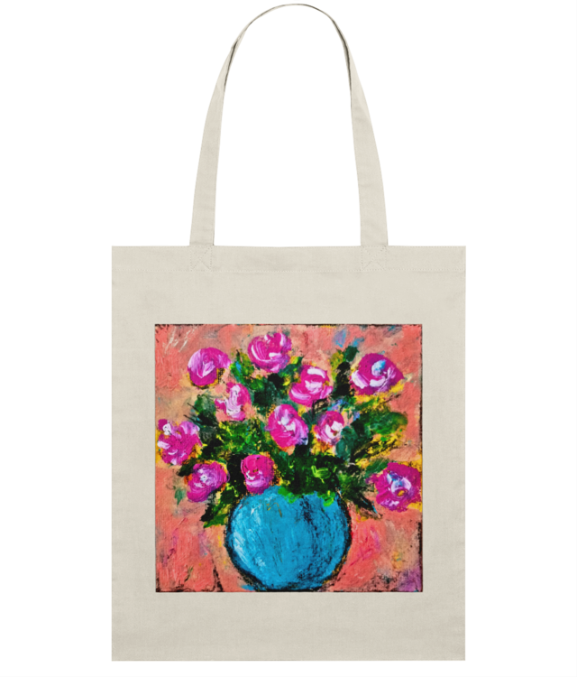 Blue Vase_Original Art Light Tote Bag