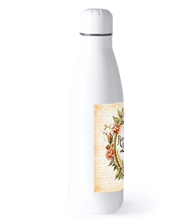 Remember Love | Design Digital Bidon Termic din Oțel Inoxidabil