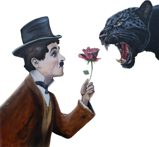 Contrast of the hearts 