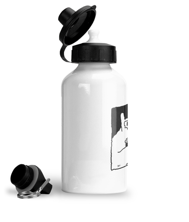 COFEE time Bidon Sport Din Aluminiu Cu Carabina