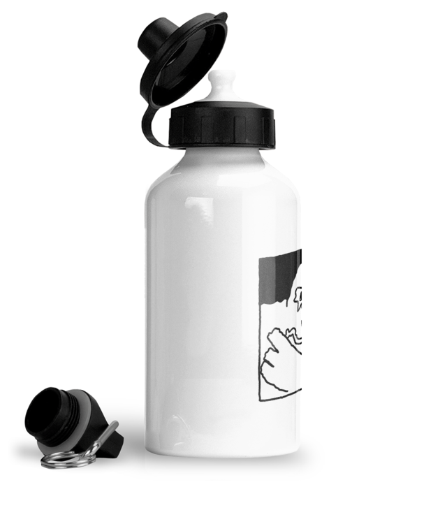 Happy vibe Bidon Sport Din Aluminiu Cu Carabina