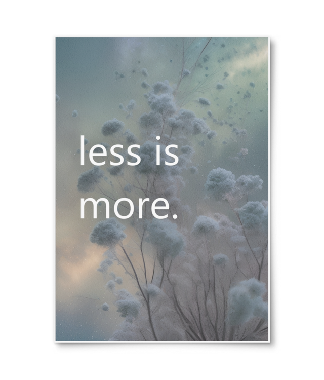 Tablou LessIsMore 