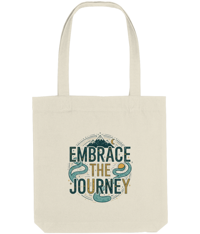 Embrace the Journey - Tricou Adventure & Minimalist Tote Bag