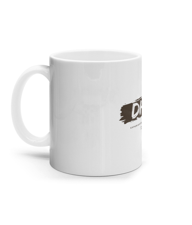 Black White Modern Grunge Typographic Brand Logo Cana Ceramica Alba