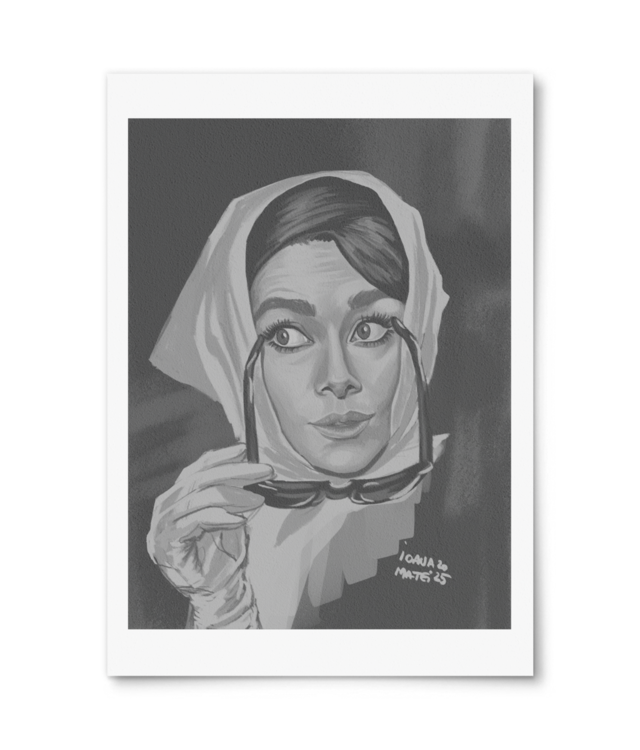 Audrey Hepburn Photo Matt Fibre 200 | A4 Portrait