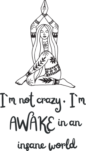 I`m not crazy, I`m awake