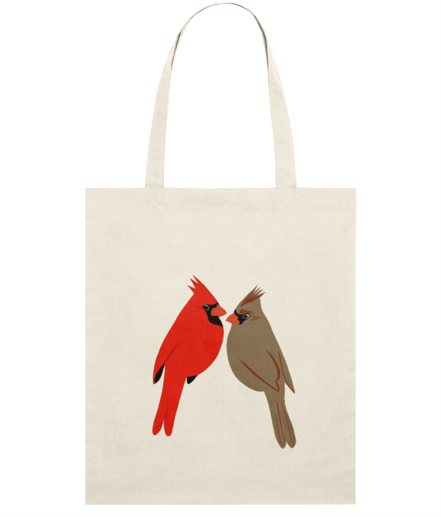 Cardinal love Light Tote Bag