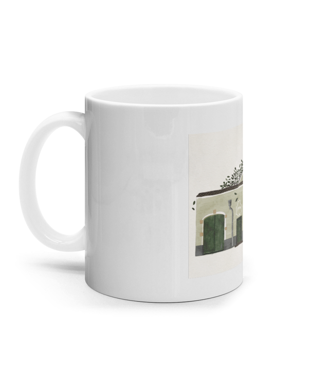 Casa saseasca- Transilvania Cana Ceramica Alba