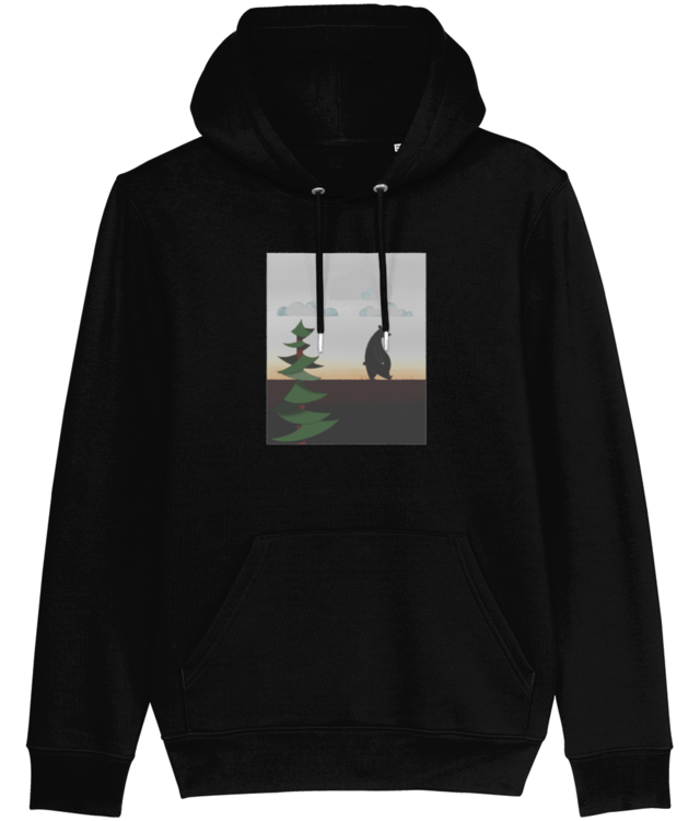 Bear walking in the woods Hanorac Unisex Premium | Cruiser 2.0