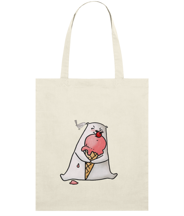 Ursul și înghețata  Light Tote Bag