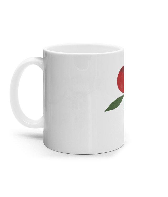 Bujor Cana Ceramica Alba