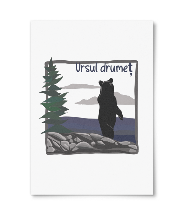 Ursul drumeț  William Turner | A4 Portrait