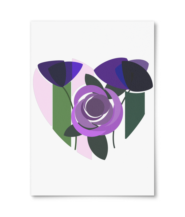 What I LOVE - Flowers William Turner | A4 Portrait
