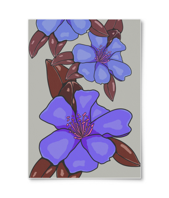 Flowers William Turner | A4 Portrait