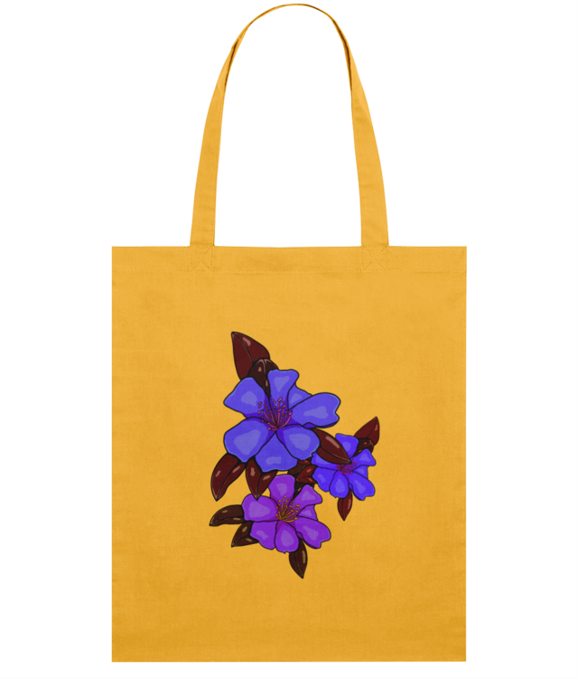 Purple flowers  Light Tote Bag