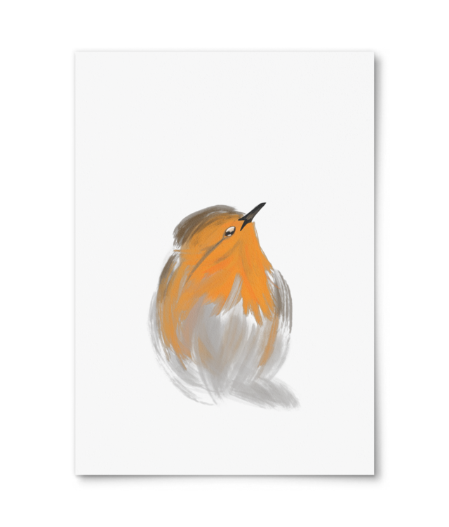 Winter bird William Turner | A4 Portrait