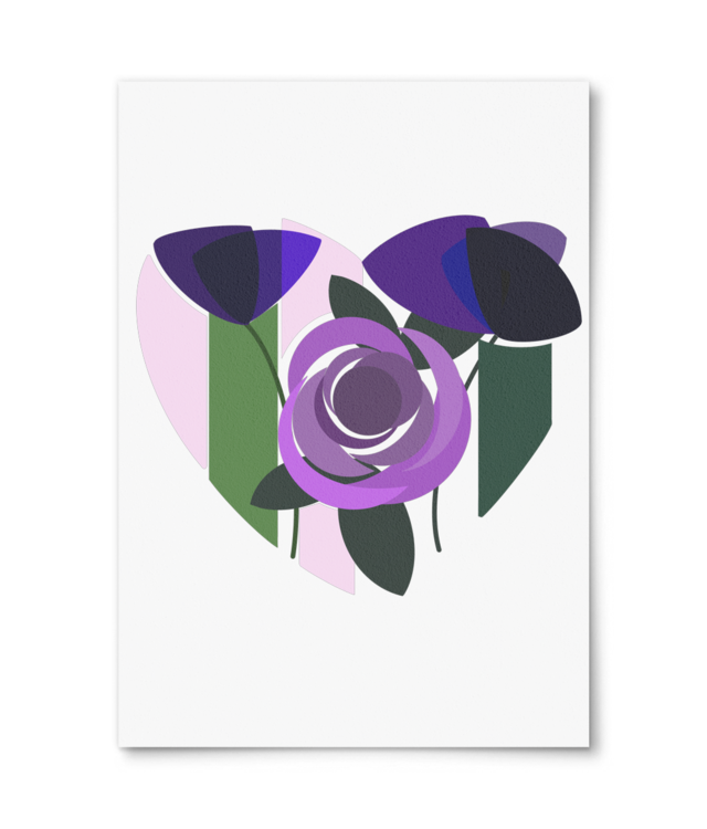 What I LOVE - Flowers Photo Matt Fibre 200 | A4 Portrait