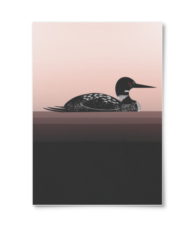 Common loon William Turner | A4 Portrait