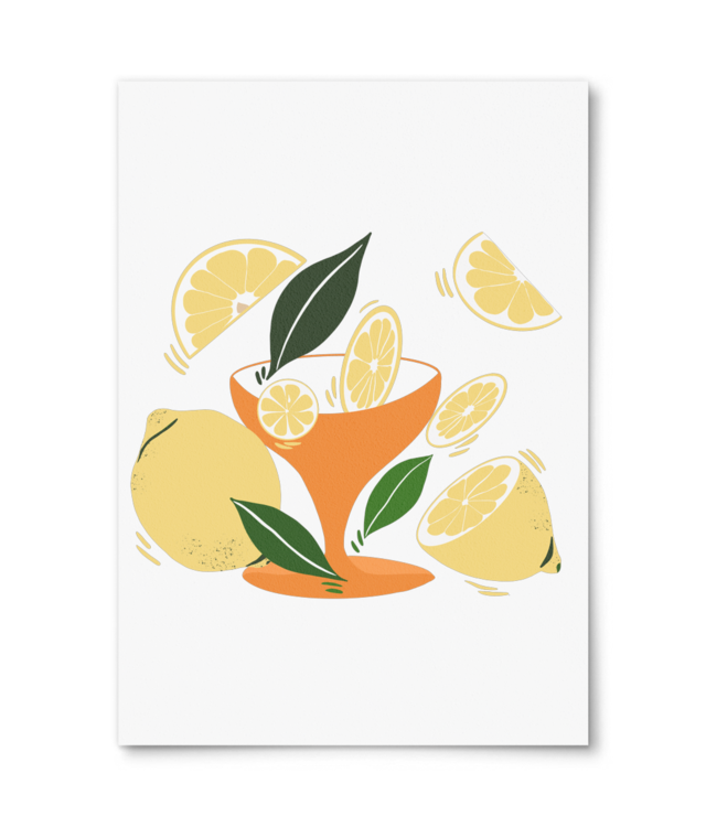 Limoncello Splash William Turner | A4 Portrait