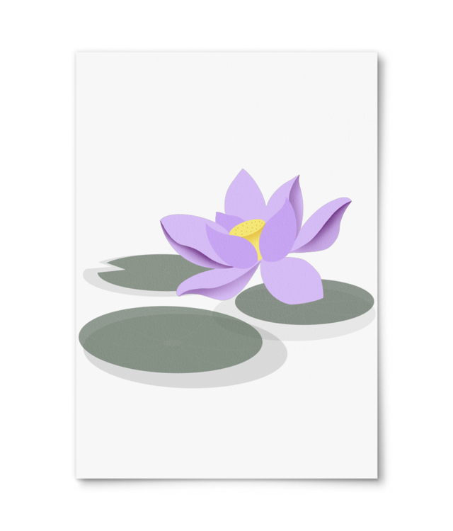 Daruieste o floare - Lotus William Turner | A4 Portrait