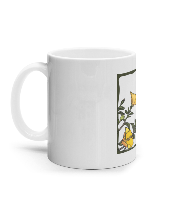 Dăruiește o floare Cana Ceramica Alba