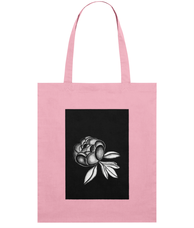 Peony pencil drawn  Light Tote Bag