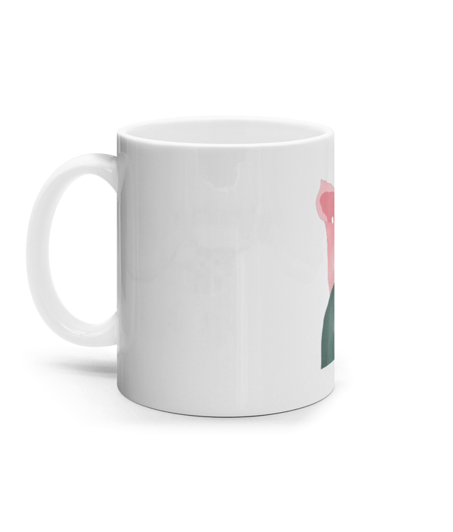 Floare de cală Cana Ceramica Alba