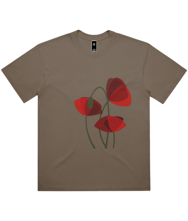Flori de mac  AS Colour Box Tee | Unisex heavyweight tee, relaxed fit