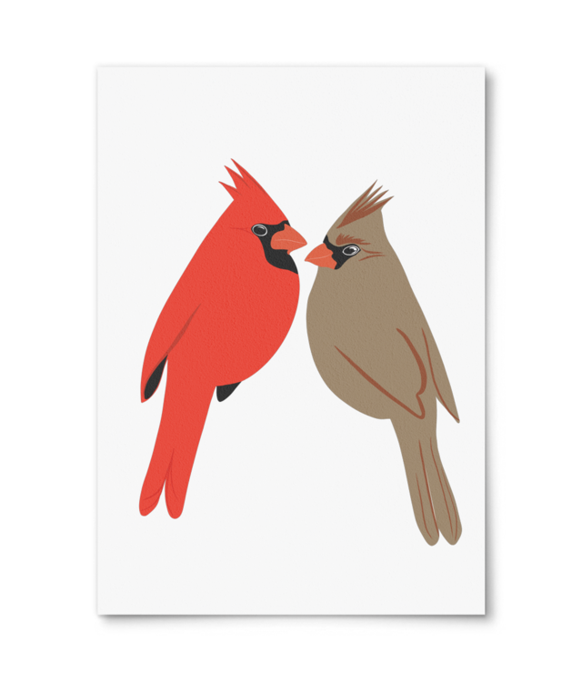Cardinal love Photo Matt Fibre 200 | A4 Portrait