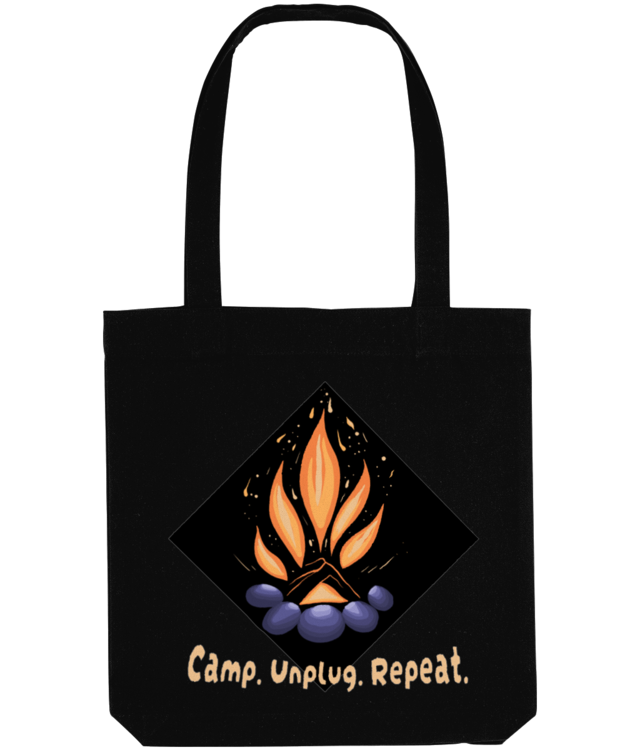Camp.Unplug.Repeat. Tote Bag