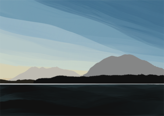 Between water and sky