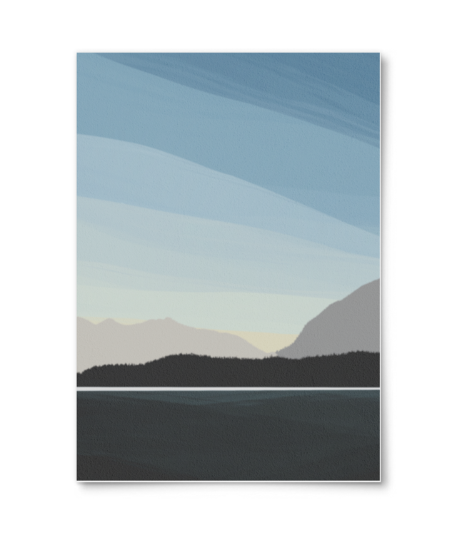 Between water and sky William Turner | A4 Portrait