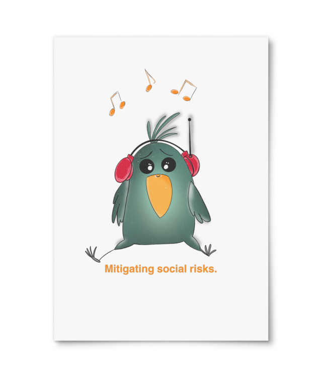 Mitigating social risk William Turner | A4 Portrait