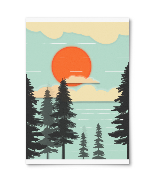 SUNSET William Turner | A4 Portrait