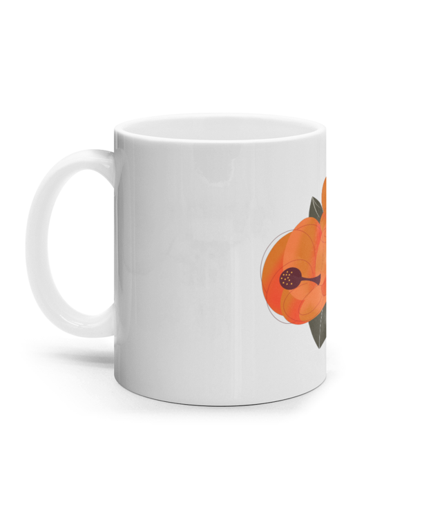 Daruieste o floare - Hibiscus Cana Ceramica Alba