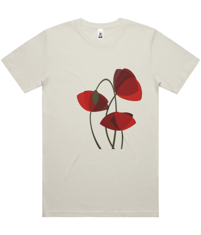 Flori de mac  AS Colour Block Tubular Tee | Unisex midweight tee, regular fit