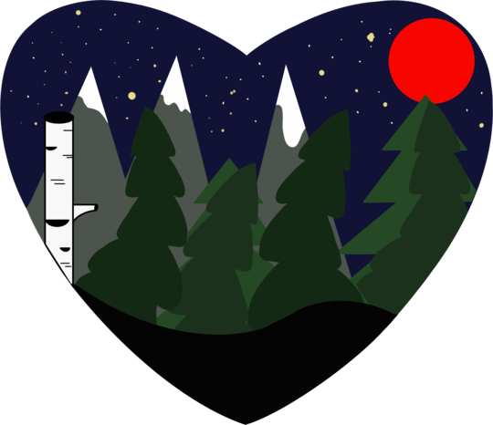 What I LOVE - clear sky and big moon