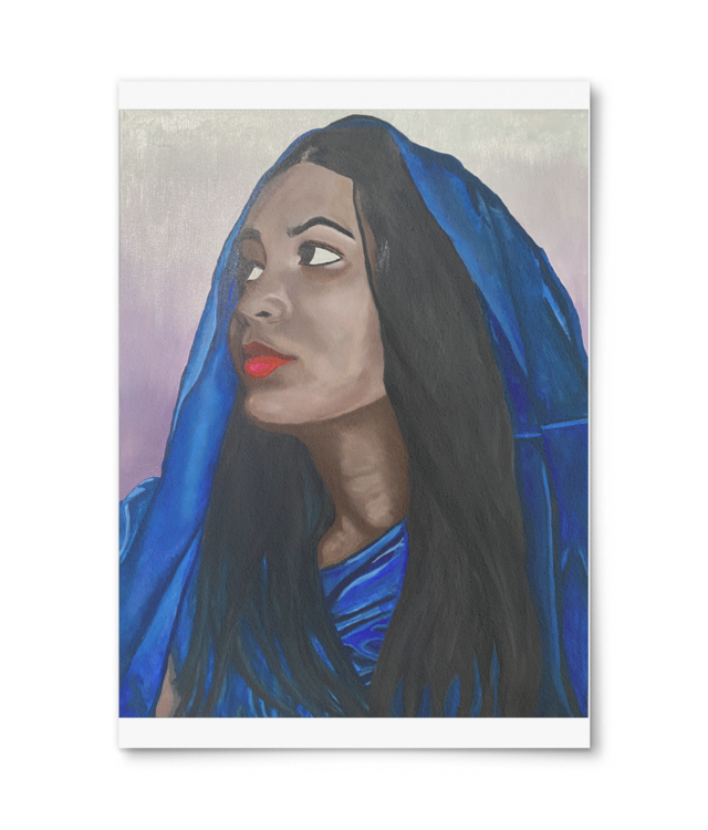 Portretul unei fete din Africa William Turner | A4 Portrait