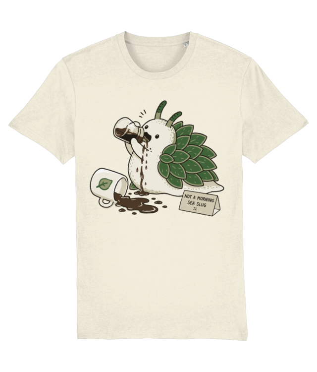 Funny Not a Morning Sea Slug Coffee Cartoon Cute Marine Animal Humor Creator 2.0