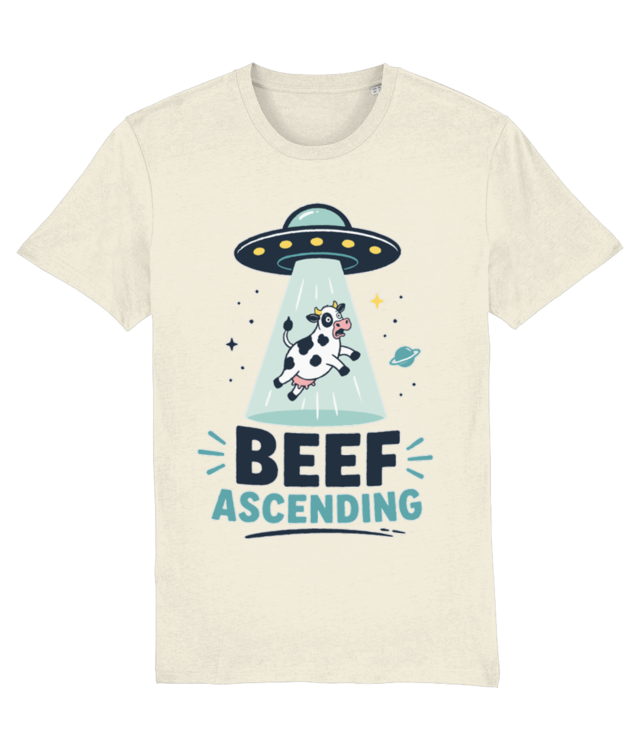 Beef Ascending Funny UFO Cow Alien Abduction Retro Sci Fi Humor Creator 2.0