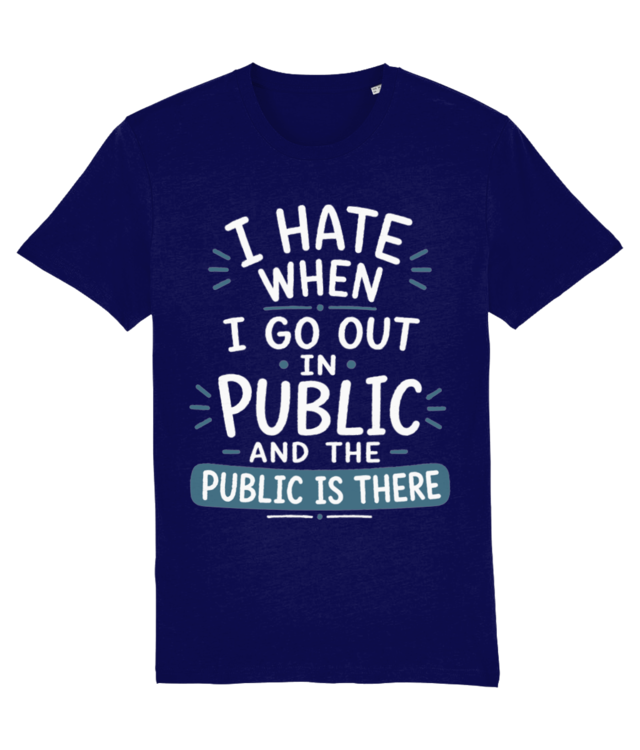 Funny Introvert Humor Social Anxiety Antisocial Sarcastic Quote Typography Creator 2.0