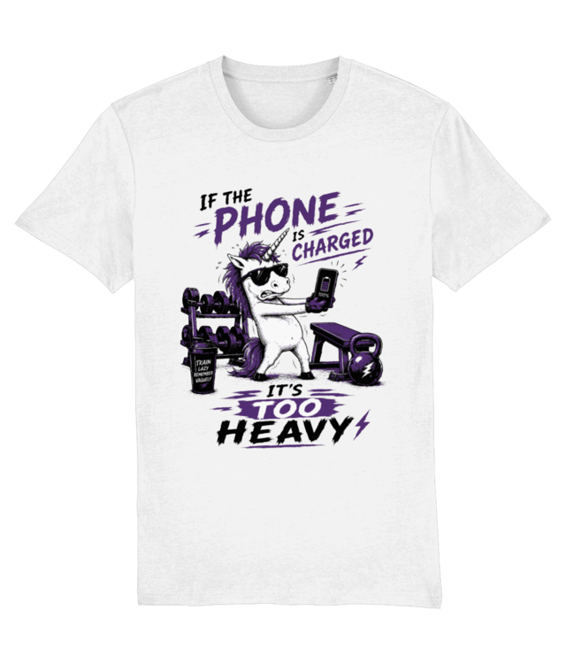 Funny Unicorn Gym Phone Battery Joke Unicorn Workout Humor Creator 2.0