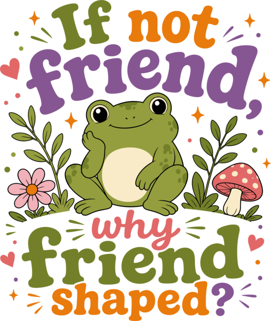 Cute Frog Meme If Not Friend Why Friend Shaped Funny Frog Humor