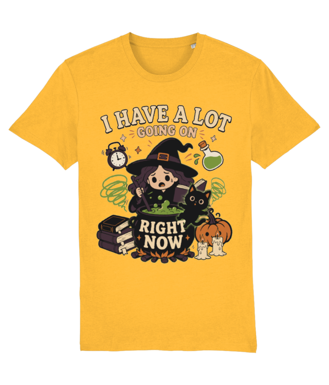 Funny Introvert Halloween Witch in a Overwhelmed Busy Night Creator 2.0