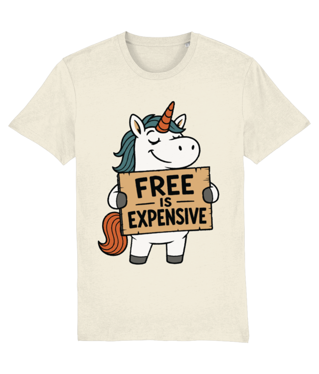 Free Is Expensive Funny Frugal Living Unicorn Creator 2.0